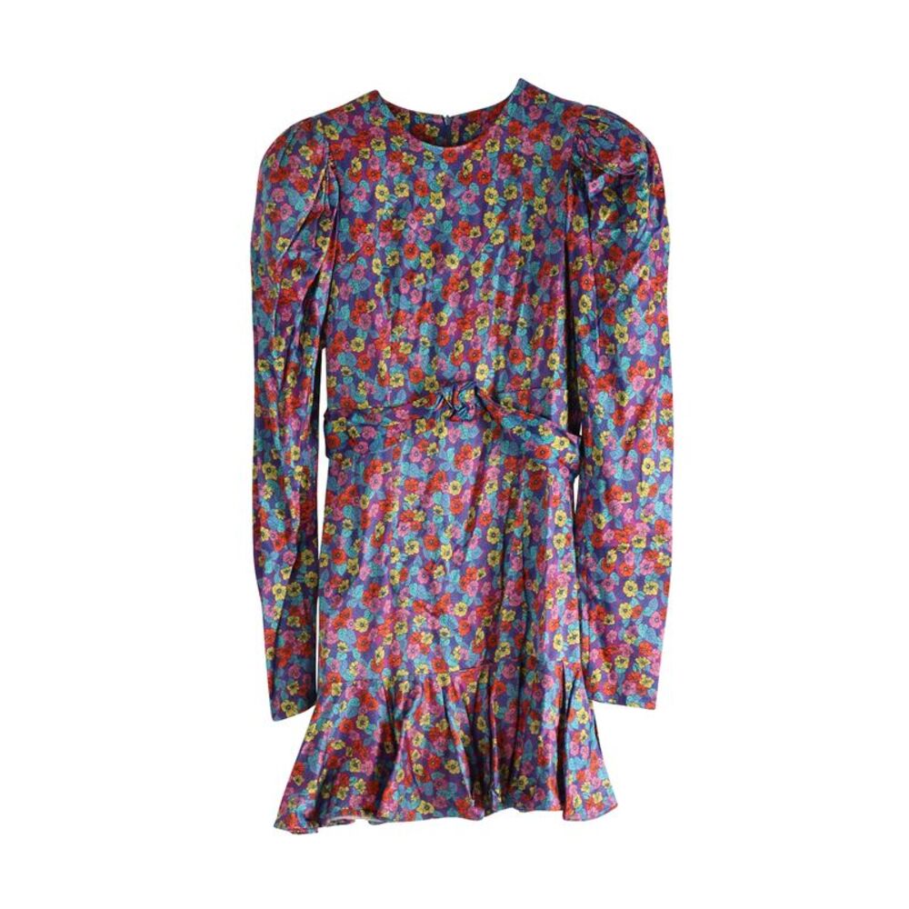 Rotate Birger Christensen Alison Mini Dress in Floral Print Viscose